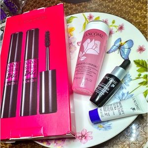 Lancôme 2 Monsieur Big Mascara full size with Toner, Génifique serum & Renergie